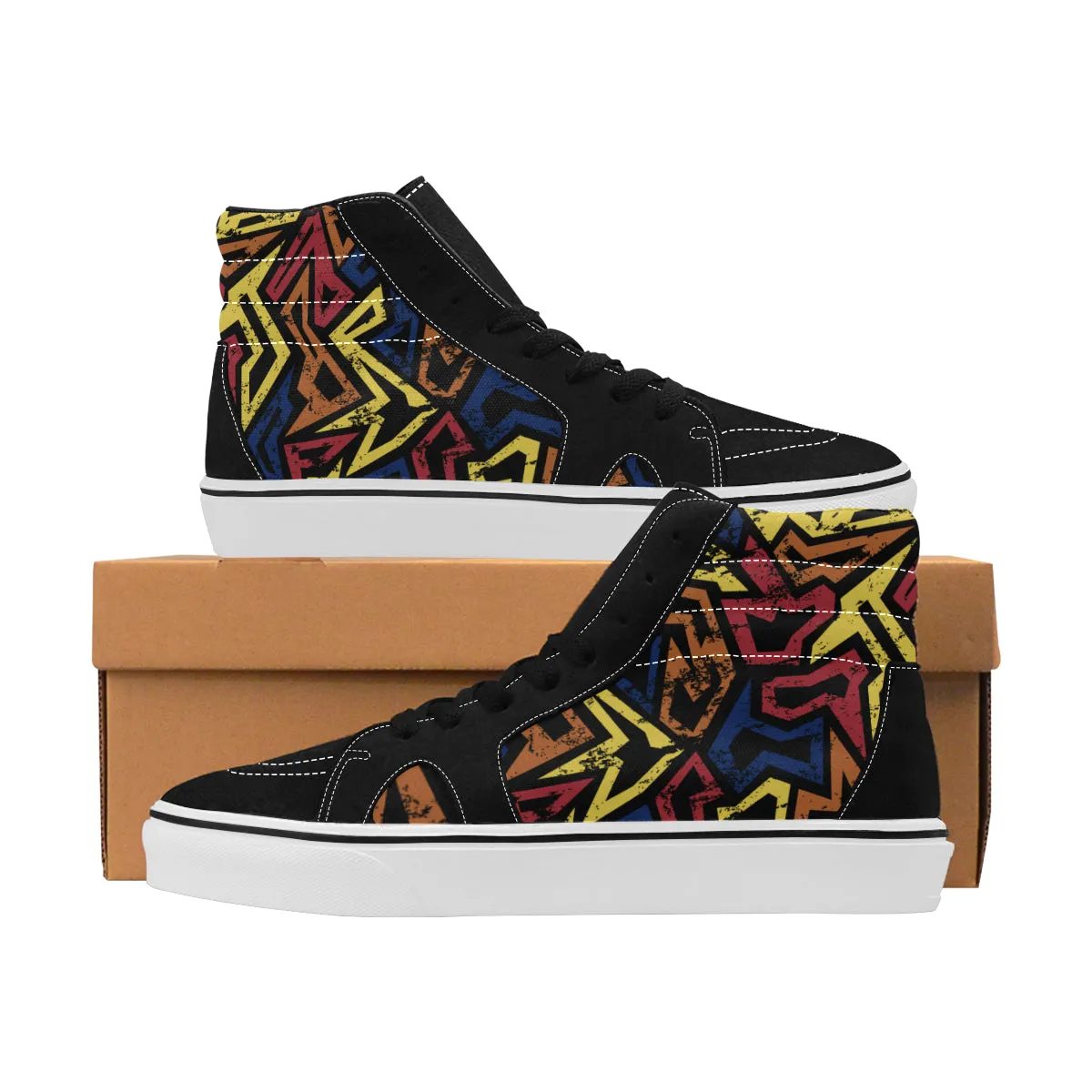 Arizona Graffiti HiTop MTB Sneaks with Waffle Sole