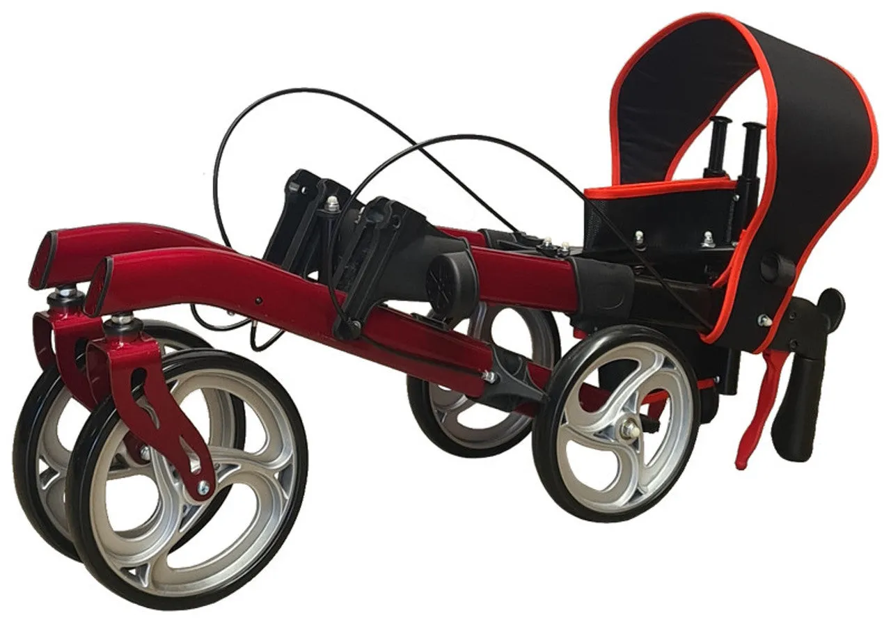 Compact 10” Front X-Fold Walker Rollator