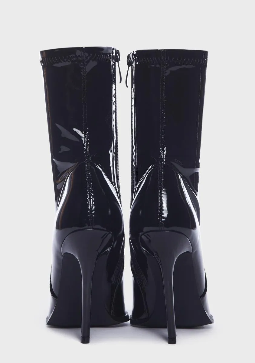 Isabella Patent Stiletto Boots