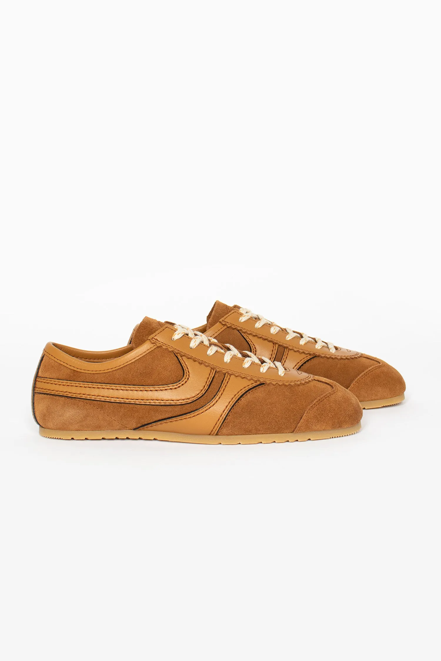 Marathon Suede Sneakers Tan