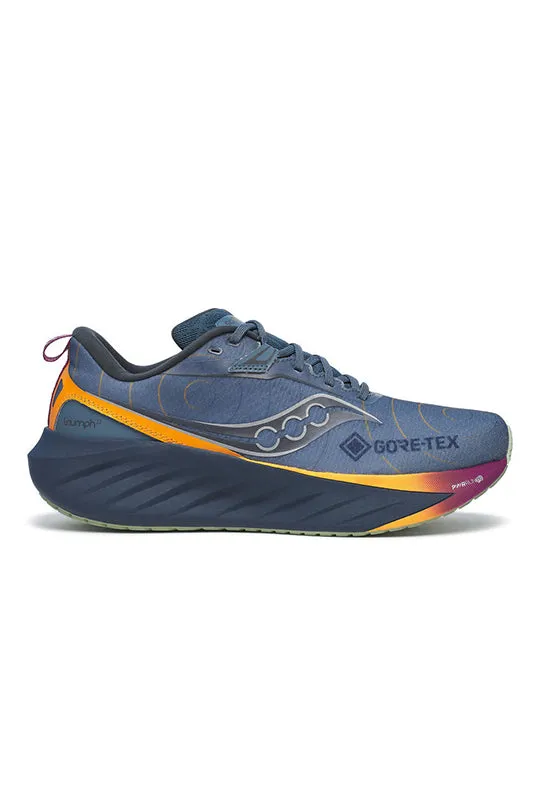 Men's Saucony Triumph 22 Gortex Mirage/Navy Trainers